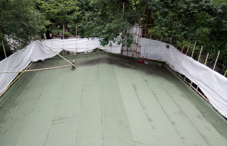 completion of new waterproofing system 2